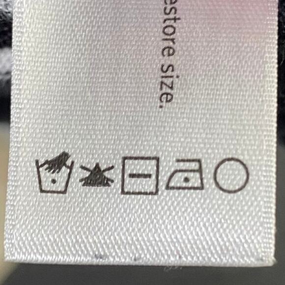 Eileen Fisher Striped Tunic Mini Dress Organic Linen Short Sleeves Womens Medium - Picture 10 of 10